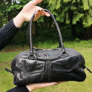 Genuine Leather Prada Handbag / Purse